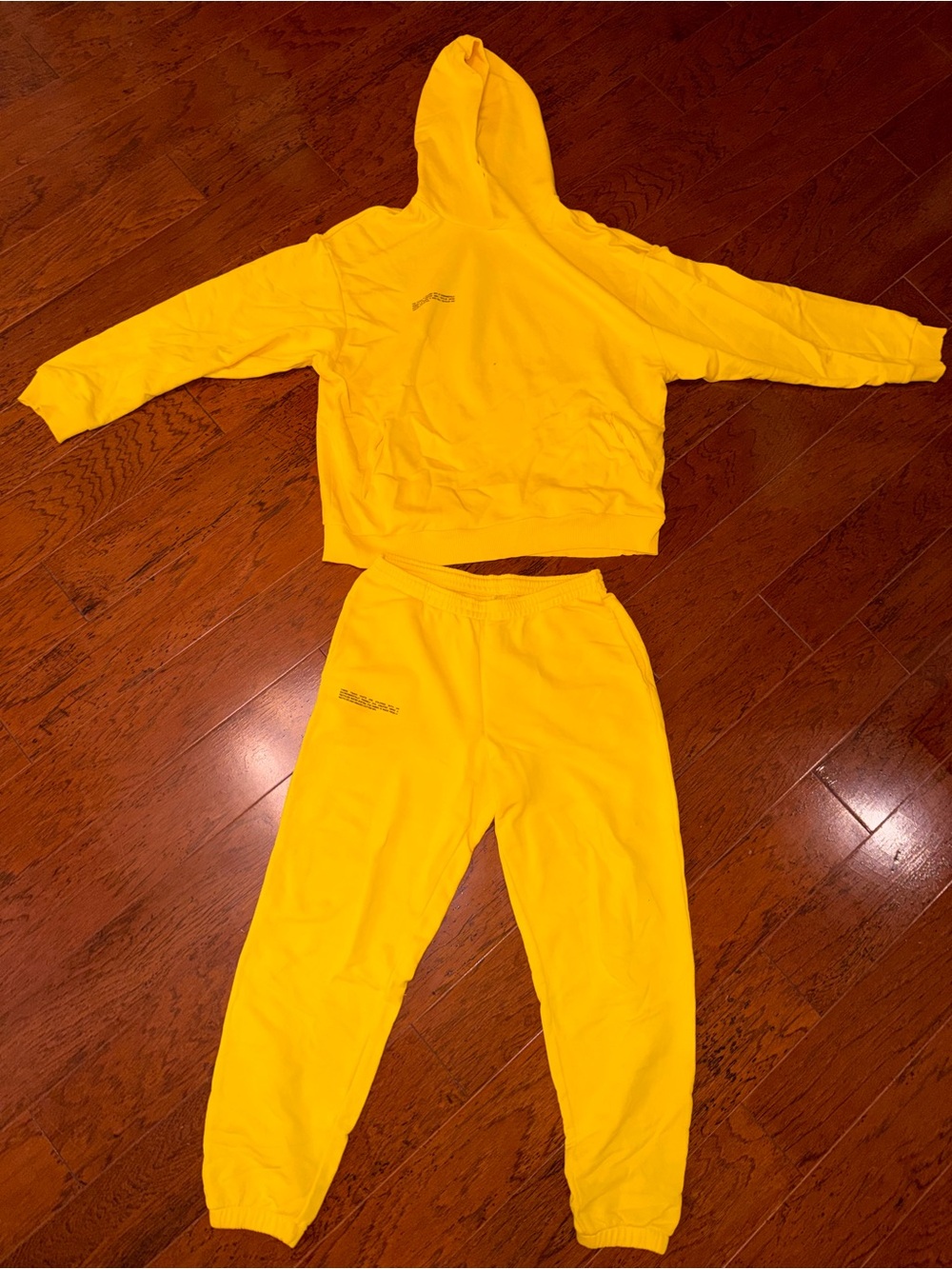 PANGAIA YELLOW MENS 🚨 Sweatpants - Bright Yellow Cozy Joggers